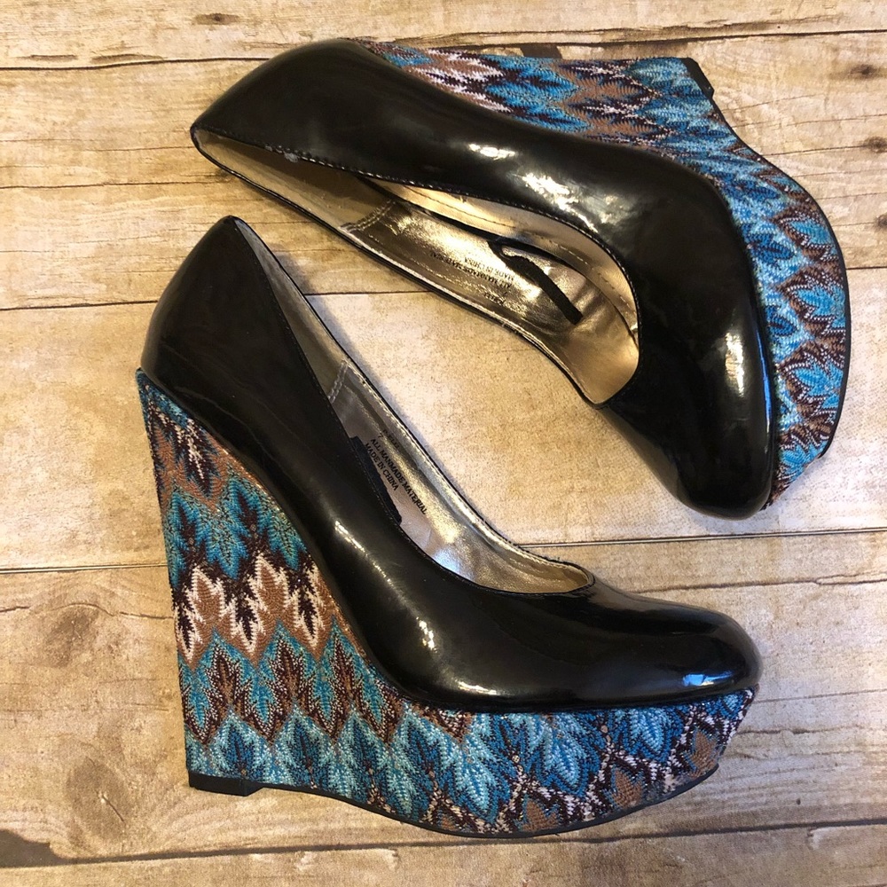 Steve Madden platform wedges sz 7